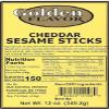 Golden Flavor - Cheddar Sesame Sticks - 12 oz bags (Cheddar, 14 Pack) view 2