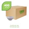 ECO PRODUCTS Compostable 32oz Molded Fiber Wide Bowls, Case of 400, Vanguard WorldView, Disposable, White, No PFAS, Lid Available, Tree-free Sugarcane, Soup Pasta Bowl, ASTM Compliant, BPI-Certified view 2