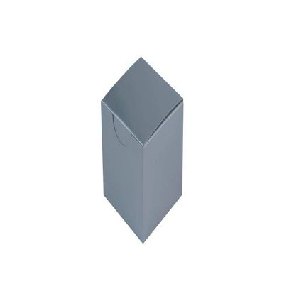 2" x 2" Silver Party Candy Favor Paper Boxes  12 Pieces