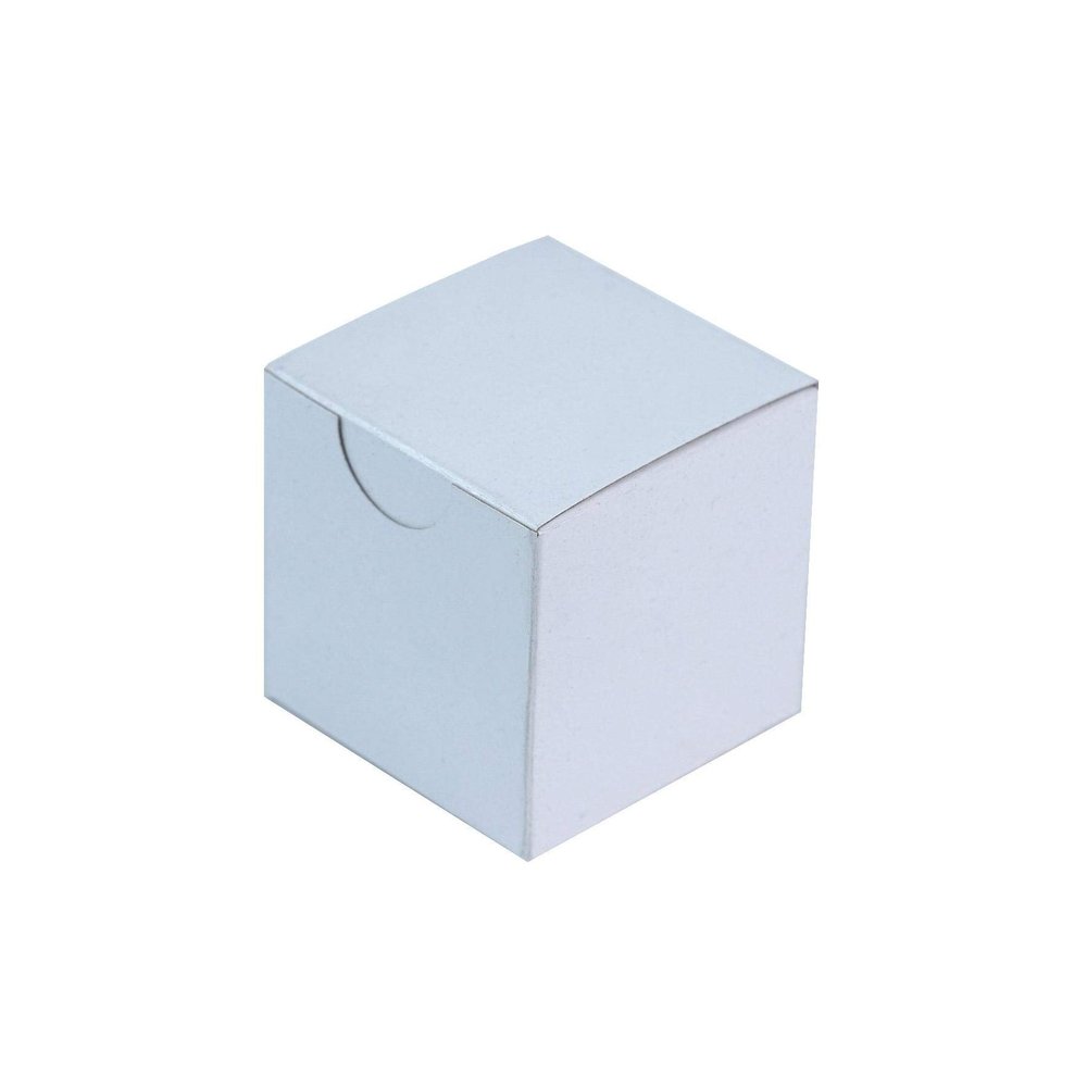 2" x 2" White Party Candy Favor Paper Boxes 12 Pieces