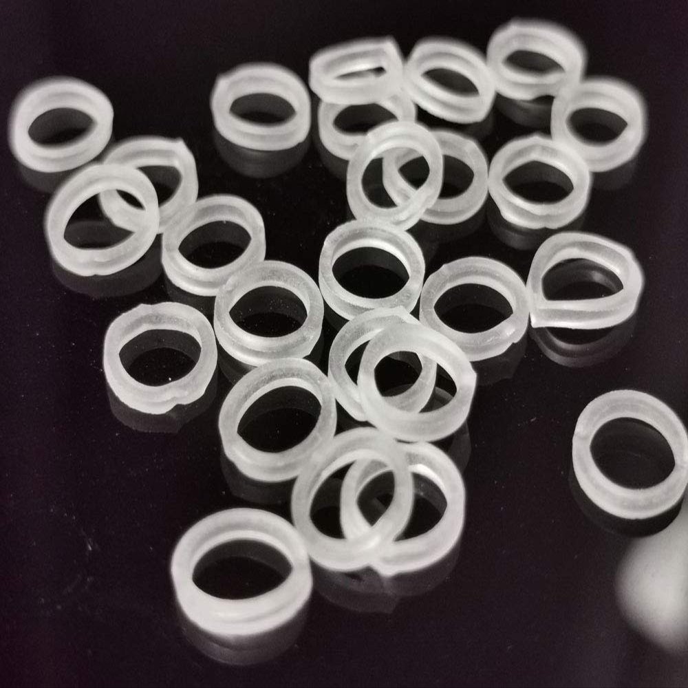 1000 Pcs Orthodontic Elastic Rubber Bands 3/16 Inch Clear Latex Free, Heavy 6.5 Ounce Dental Small Rubberbands, Braces,Dreadlocks Hair Braids,Tooth Gap,Packaging,Crafts