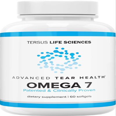 Cardia 7: Tear Health - 60 Count - Advanced Dry Eye - Omega7 Natural - Assists with Dry Eye, Tear Quality and Soothes Irritation