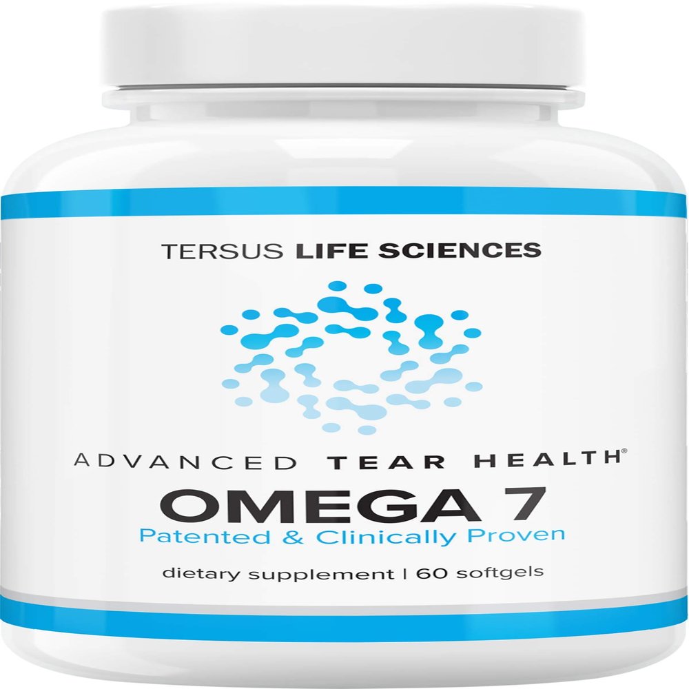 Cardia 7: Tear Health - 60 Count - Advanced Dry Eye - Omega7 Natural - Assists with Dry Eye, Tear Quality and Soothes Irritation