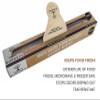 BlknWhite Certified Compostable Cling Wrap with Slide Cutter - 12" Wide x 200 feet. ASTM 6400 Certified Cling Wrap. Great Alternative to Beeswax Wraps or Plastic Wrap. view 3