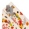 Gatherfun Thanksgiving Party Supplies Fallen Leaves Disposable Paper Napkins for Happy Thanksgiving Dinner Party Fall Party Decorations 50 Pack view 3