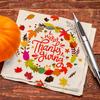 Gatherfun Thanksgiving Party Supplies Fallen Leaves Disposable Paper Napkins for Happy Thanksgiving Dinner Party Fall Party Decorations 50 Pack view 4