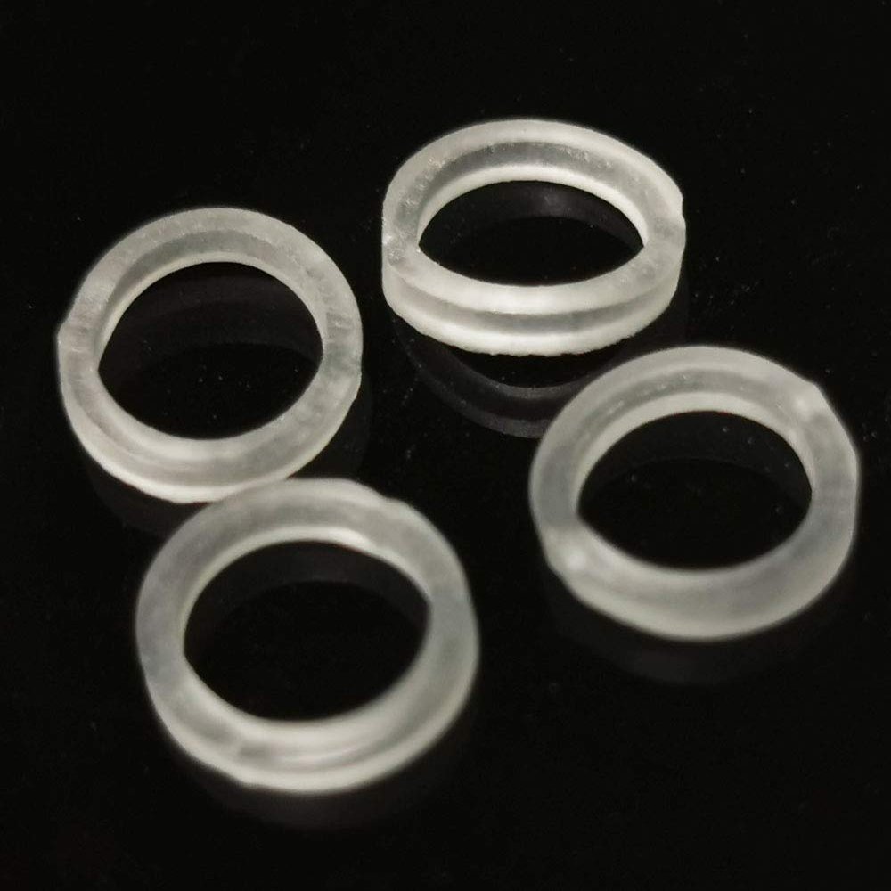 300 Pcs Orthodontic Elastic Rubber Bands 3/16 Inch Clear Latex Free, Heavy 6.5 Ounce Dental Small Rubberbands, Braces,Dreadlocks Hair Braids,Tooth Gap,Packaging,Crafts
