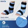 REVIX Ankle Ice Pack Wrap for Foot Pain Relief and Feet Injuries, Reusable Gel Ice Cold Packs for Achilles Tendonitis, Plantar Fasciitis, Sprained Ankles and Heels view 3