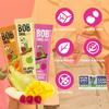 BOB SNAIL Healthy Fruit Snacks for Kids and Adults  30 Fruit Leather Snacks with Pear-Apple, Raspberry, Mango  Vegan Low-Carb Variety Pack Strips for Kids  Sugar Free Jerky Bars view 2