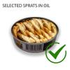Riga Gold Shproti, Sprats in Oil, 5.64 ounces (Pack 3) view 2