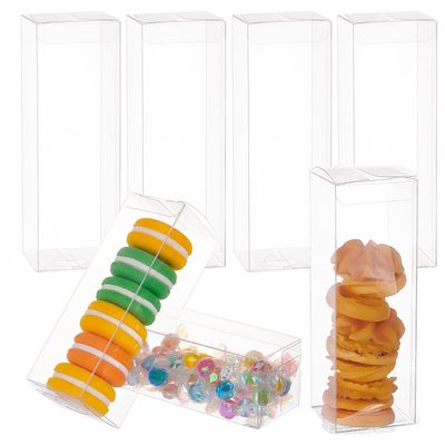 BENECREAT 30PCS 6x2x2 Clear Favor Boxes Gift Packing Boxes for Wedding Party Favors Desserts