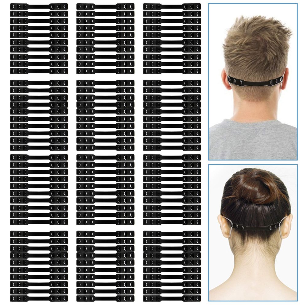 120 Pack Adjustable mask Extenders Ear Strap Saver Extender mask Holder,Comfortable face mask Extension Hook Band Clip,mask Extenders/Ear Savers for avoiding Ear Paining