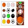 12 edible SPORTS cupcake Toppers, can put on Oreo and Cakes view 1