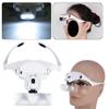 Head Magnifier Glasses with Light, 5 Lens Headset Magnifier for Jewelers Crafts Watch Repair Circuit Reading Aid view 2