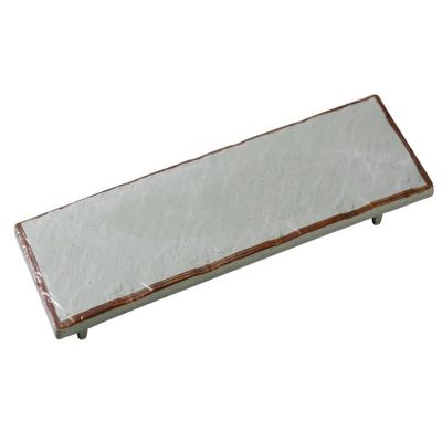 Yanco YO-4015 Yoto 15 3/4" X 6" X 3/4" RECTANGULAR DISPLAY PLATE WITH FOOT