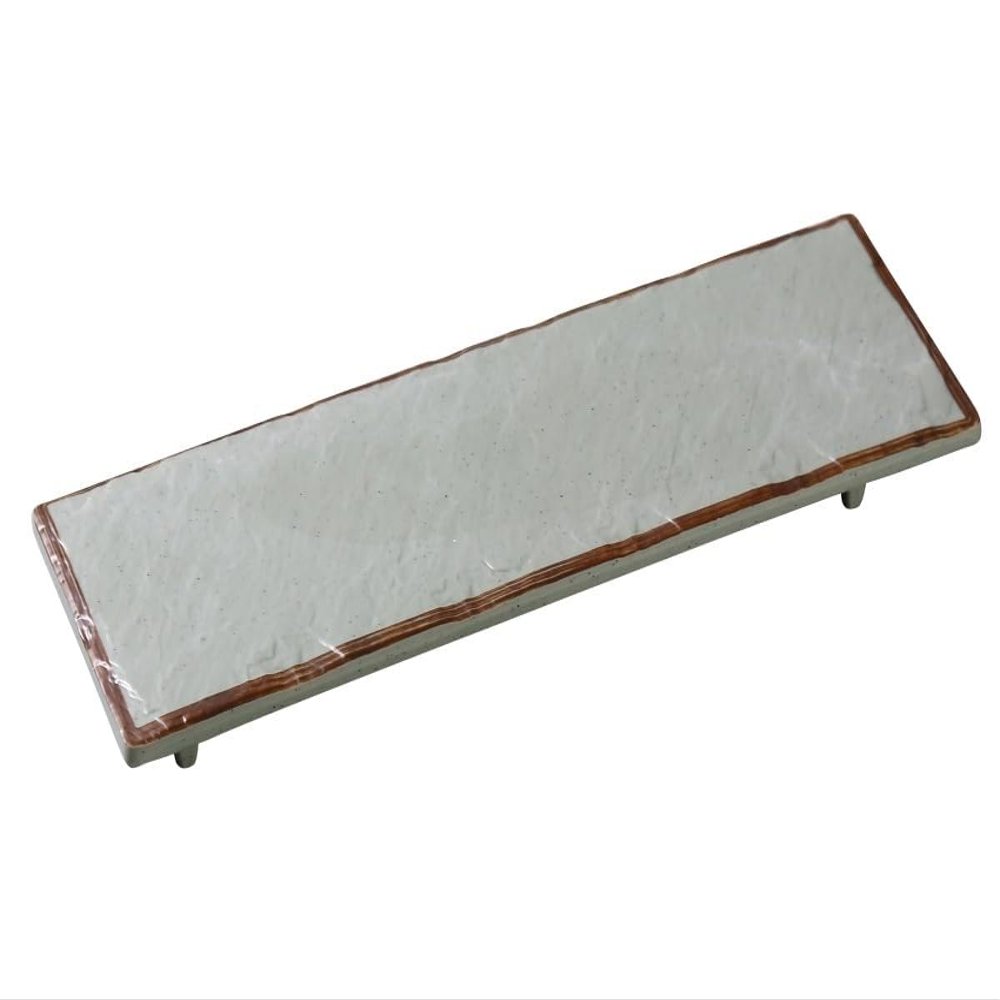 Yanco YO-4015 Yoto 15 3/4" X 6" X 3/4" RECTANGULAR DISPLAY PLATE WITH FOOT