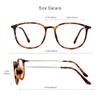VisionGlobal Blue Light Blocking Glasses for Women/Men, Anti Eyestrain, Computer Reading, TV Glasses, Stylish Square Frame, Anti UV, Anti Glare(Tortoise,+0.25 Magnification) view 3