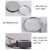 Mini 20X Folding Pocket Magnifier with Metal Case - Portable Reading Magnifying Glass for Inspection, Jewelry, Coins, Hobby, Travel view 4