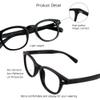 VisionGlobal Blue Light Blocking Glasses for Women/Men, Anti Eyestrain, Computer Reading, TV Glasses, Stylish Oval Frame, Anti UV, Anti Glare(Matte Black,+2.75 Magnification) view 2