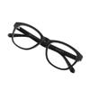 VisionGlobal Blue Light Blocking Glasses for Women/Men, Anti Eyestrain, Computer Reading, TV Glasses, Stylish Oval Frame, Anti UV, Anti Glare(Black,+3.25 Magnification) view 1