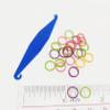 100 Pcs DentalSmile Dental Teeth Gap 3/16 Neon 6.5 OZ Dental Rubber Bands XX - Heavy Dental Teeth Straightener Teeth Bands Dental Neon Bands Dentist Great for Dreadlocks, Braids, Top Knots Free Placer view 2