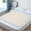 Bed Pads for Incontinence Washable, 40"x55" Large Reusable Waterproof Soft Wetting Pee Underpad for Adults, Elderly, Seniors, Women, Kids & Pets, Machine Washable Pad for Bed, Sofa-Beige view 1