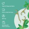 Natural Dental Floss Picks - Eco Friendly Cruelty Free & Vegan Tooth Flossers Pick Set with BPA Free Handle & Zero Waste Packaging - 200 Pack (Mint Flavored) view 4