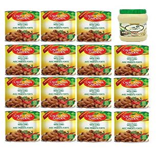 California Garden Premium Kosher Fava Beans with Chili 15 Cans 16oz/450g each + 1 Jar Al Amin Premium Tahini Sauce 400gr. -       + 1    400 