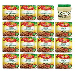 California Garden Premium Kosher Fava Beans with Chili 15 Cans 16oz/450g each + 1 Jar Al Amin Premium Tahini Sauce 400gr. -       + 1    400 