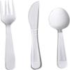 (1000 PC/CS-Forks) Disposable Fork Plastic White Large DInner Forks 1,000 PCs Set view 3