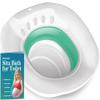 RUGUO Sitz Bath for Toilet Seat - Yoni Steam Seat - Sitz Bath for Hemorrhoids and Postpartum Care - Portable Bidet BPA Free - Foldable Basin for Epsom Salt Soak - Green view 1