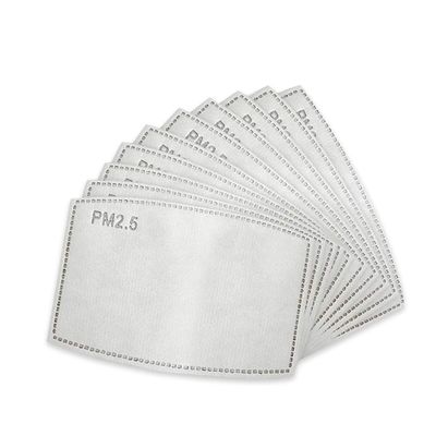 10 Pcs PM2.5 Activated Carbon Replaceable Filters for Kids & Teens