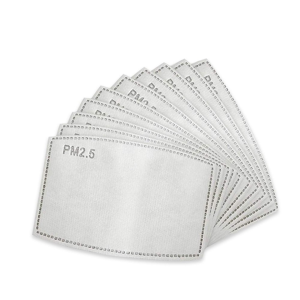 10 Pcs PM2.5 Activated Carbon Replaceable Filters for Kids & Teens