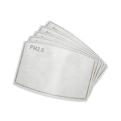 5 Pcs PM2.5 Activated Carbon Replaceable Filters for Kids & Teens