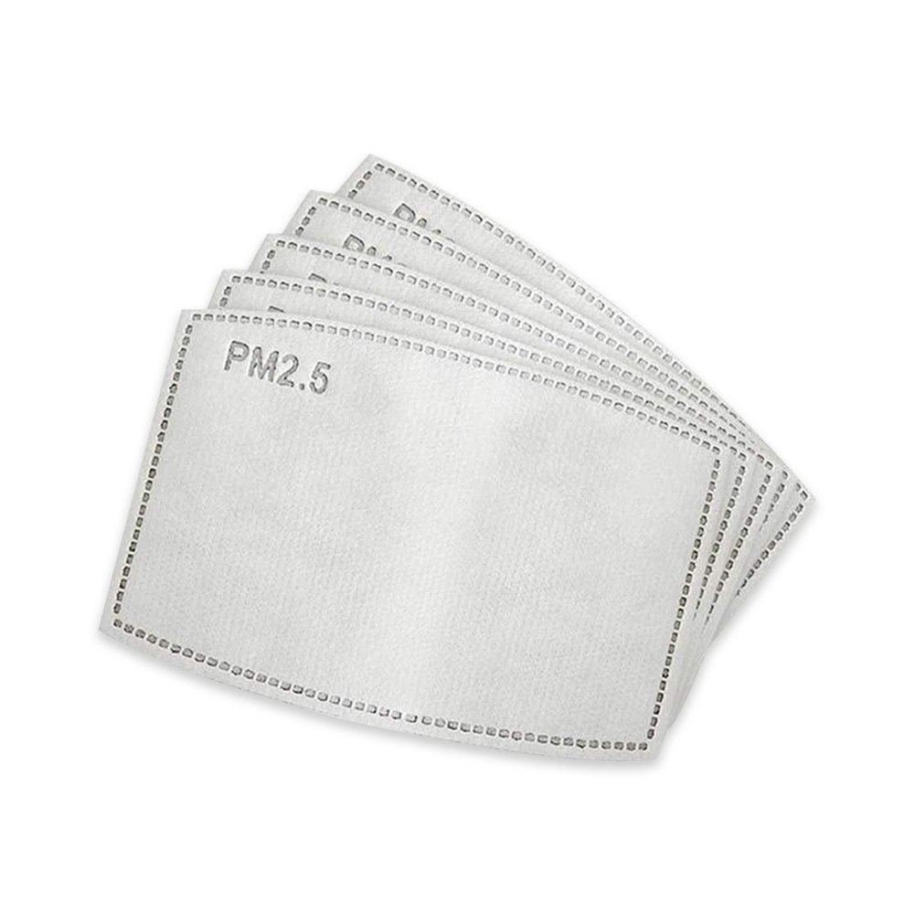 5 Pcs PM2.5 Activated Carbon Replaceable Filters for Kids & Teens