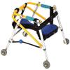 ADAHX Lightweight Folding Four Wheel Rollator Walker with Padded Seat for Toddlers, Kids, Teens with Special Needs, Cerebral Palsy - Durable, Height Adjustable,M view 1