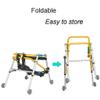 ADAHX Lightweight Folding Four Wheel Rollator Walker with Padded Seat for Toddlers, Kids, Teens with Special Needs, Cerebral Palsy - Durable, Height Adjustable,M view 4