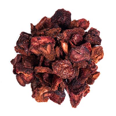 Bella Viva Orchards Organic Dried Strawberries, Sweet no Sugar Added, 1 lb of Dried Fruit