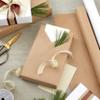 Hallmark Bulk Kraft Wrapping Paper with Cut Lines (2 Rolls: 160 sq. ft. ttl) White and Brown for Christmas, Hanukkah, Baby Showers, Weddings, Birthdays, Valentines Day, Arts & Crafts, Banners view 2