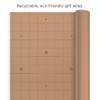 Hallmark Bulk Kraft Wrapping Paper with Cut Lines (2 Rolls: 160 sq. ft. ttl) White and Brown for Christmas, Hanukkah, Baby Showers, Weddings, Birthdays, Valentines Day, Arts & Crafts, Banners view 3