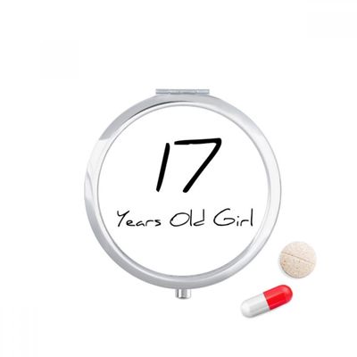 17 Years Old Girl Age Young Pill Case Pocket Medicine Storage Box Container Dispenser