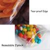 100 Count Clear Resealable Tall Thin Zip Bags, Long Thin Ziplock Bags - 3.1" x 7.8" (8 x 20 cm) view 3