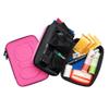Glucology Large Diabetes Travel Case Hard Shell, Organizer for Glucose Monitor, Insulin Pen, BGL Strips, Syringe, Needles & Diabetic Supplies, Premium & Durable with Extra Compartment, Pink view 1