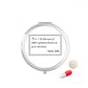 Don't Let Others' Opinions Drown You Pill Case Pocket Medicine Storage Box Container Dispenser view 1