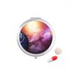 Planet Earth Red Blue Colorful Pill Case Pocket Medicine Storage Box Container Dispenser view 1