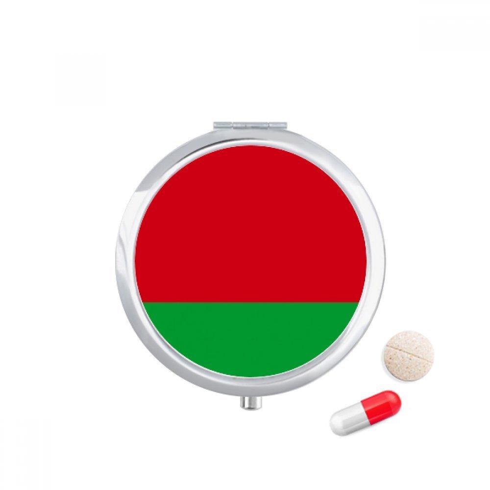 Belarus National Flag Asia Country Pill Case Pocket Medicine Storage Box Container Dispenser