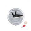 Water Black Antarctic Penguin Picture Pill Case Pocket Medicine Storage Box Container Dispenser view 1