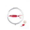 Ocean Fish Fresh Pink Soft Pill Case Pocket Medicine Storage Box Container Dispenser view 1