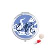 New Year of Snake Animal China Zodiac Pill Case Pocket Medicine Storage Box Container Dispenser view 1