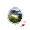 Fog Forestry Science Nature Scenery Pill Case Pocket Medicine Storage Box Container Dispenser view 1